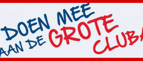 De Grote Clubactie is weer gestart!